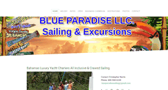 Desktop Screenshot of blue-paradisesailing.com